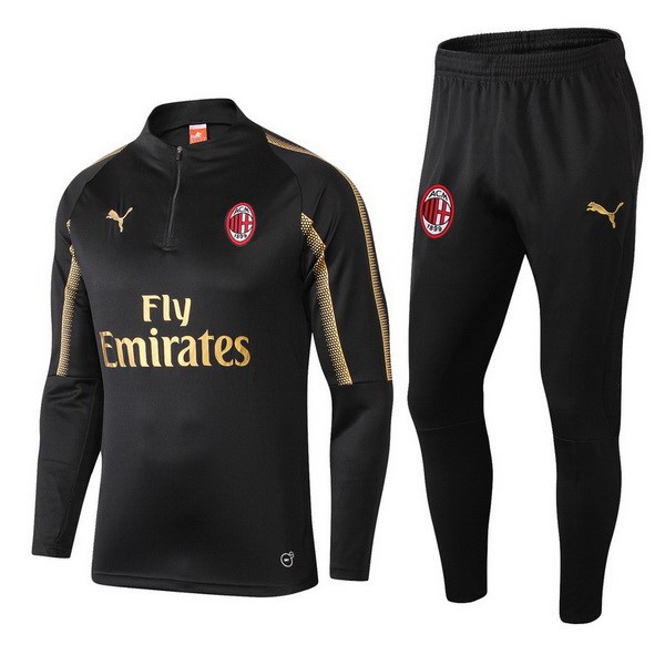 Survetement Football AC Milan 2018-19 Noir Or